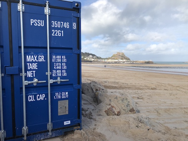 Grouville bay beach concession kiosk gorey