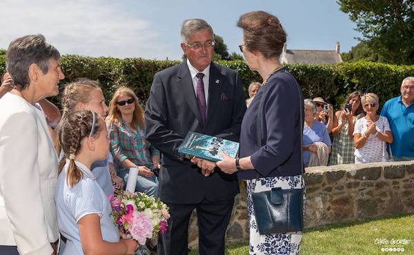 Princess Anne Pat Le Tocq royal visit