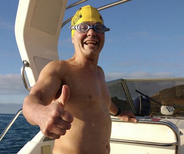 glen Knudsen cross channel swimmer