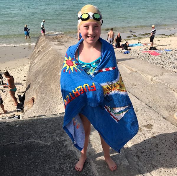 Guernsey Swimming Club bay swim Megan