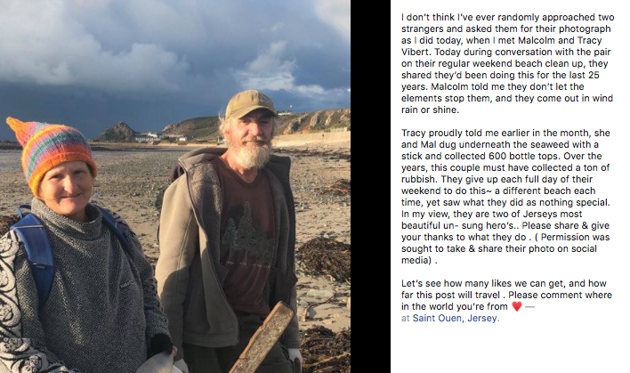 Tracy and Malcom Vibert Facebook post