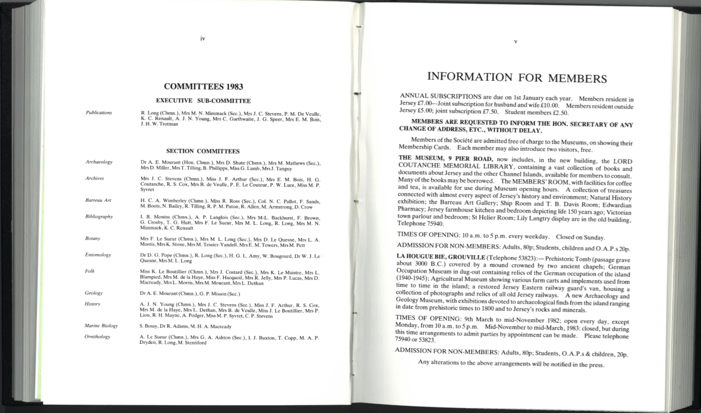 Societe Jersiaise Records for Jersey Heritage entry
