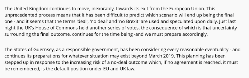 Brexit statement