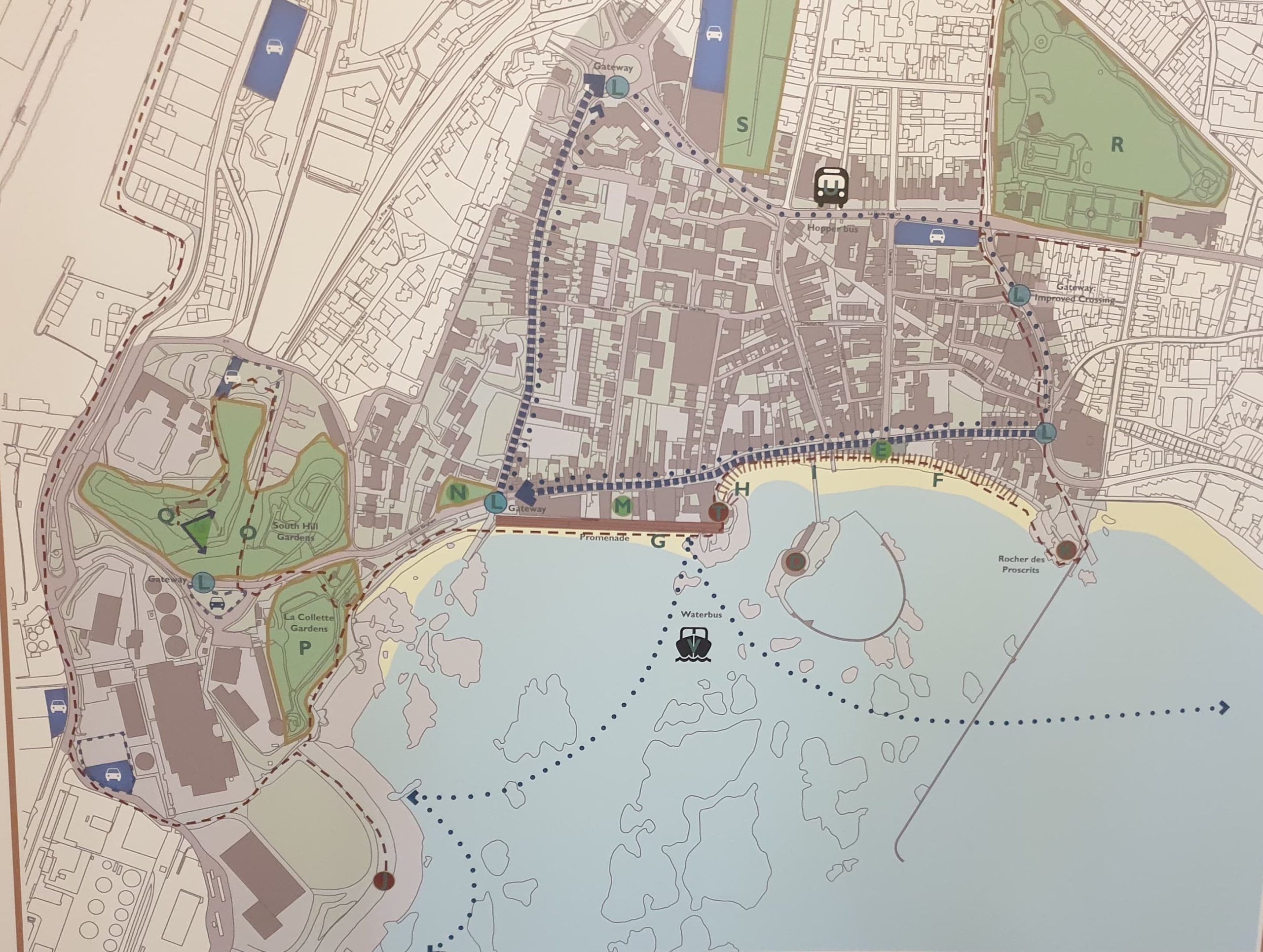 Havre des Pas Improvement traffic flows