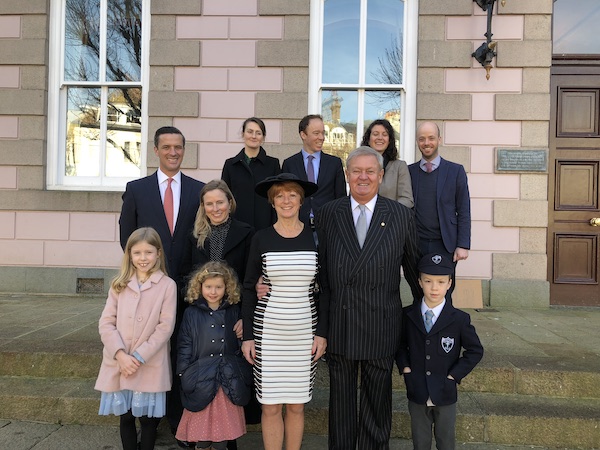 Anthony Olsen with Family