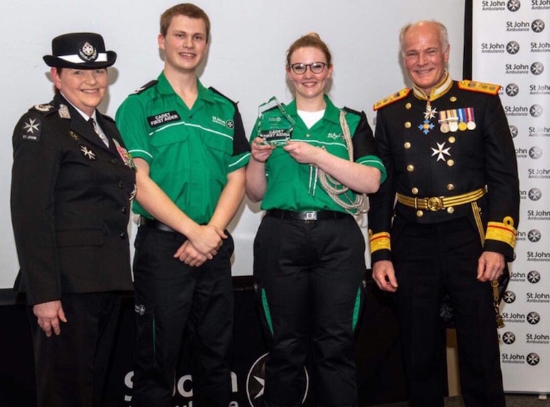 cadet of the year Matthew Holland
