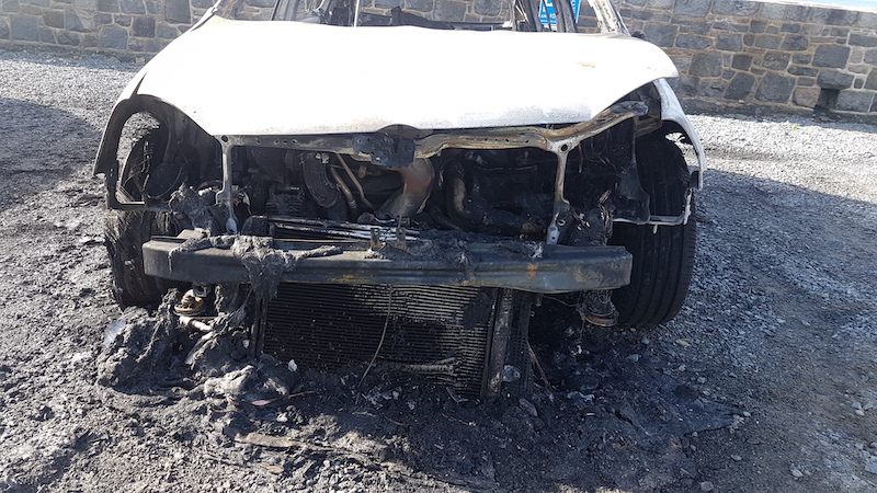 car fire
