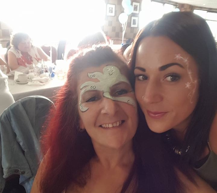 Belinda Shales with Tanya