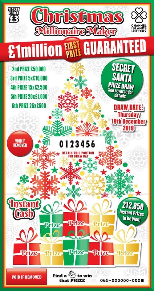 CI Christmas Lottery ticket 2019