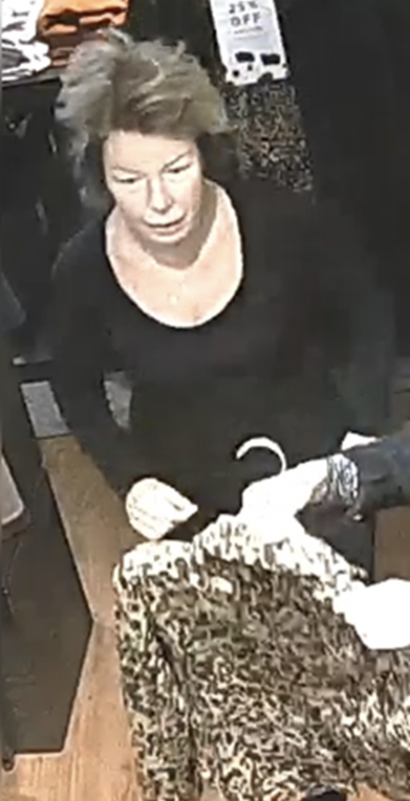 police woman cctv