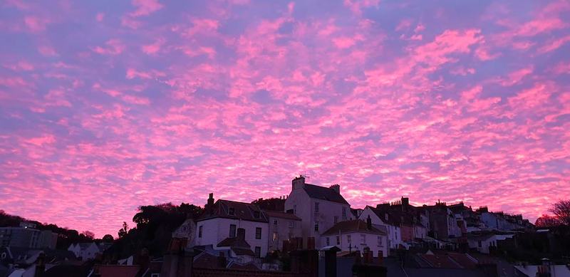 pink sunset Christopher le Prevost
