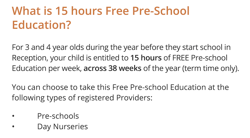 early years pre school education