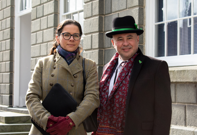 Deputy Andrea Dudley Owen and Carl Meerveld