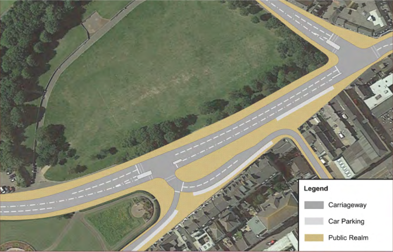 Road changes around People's Park.png