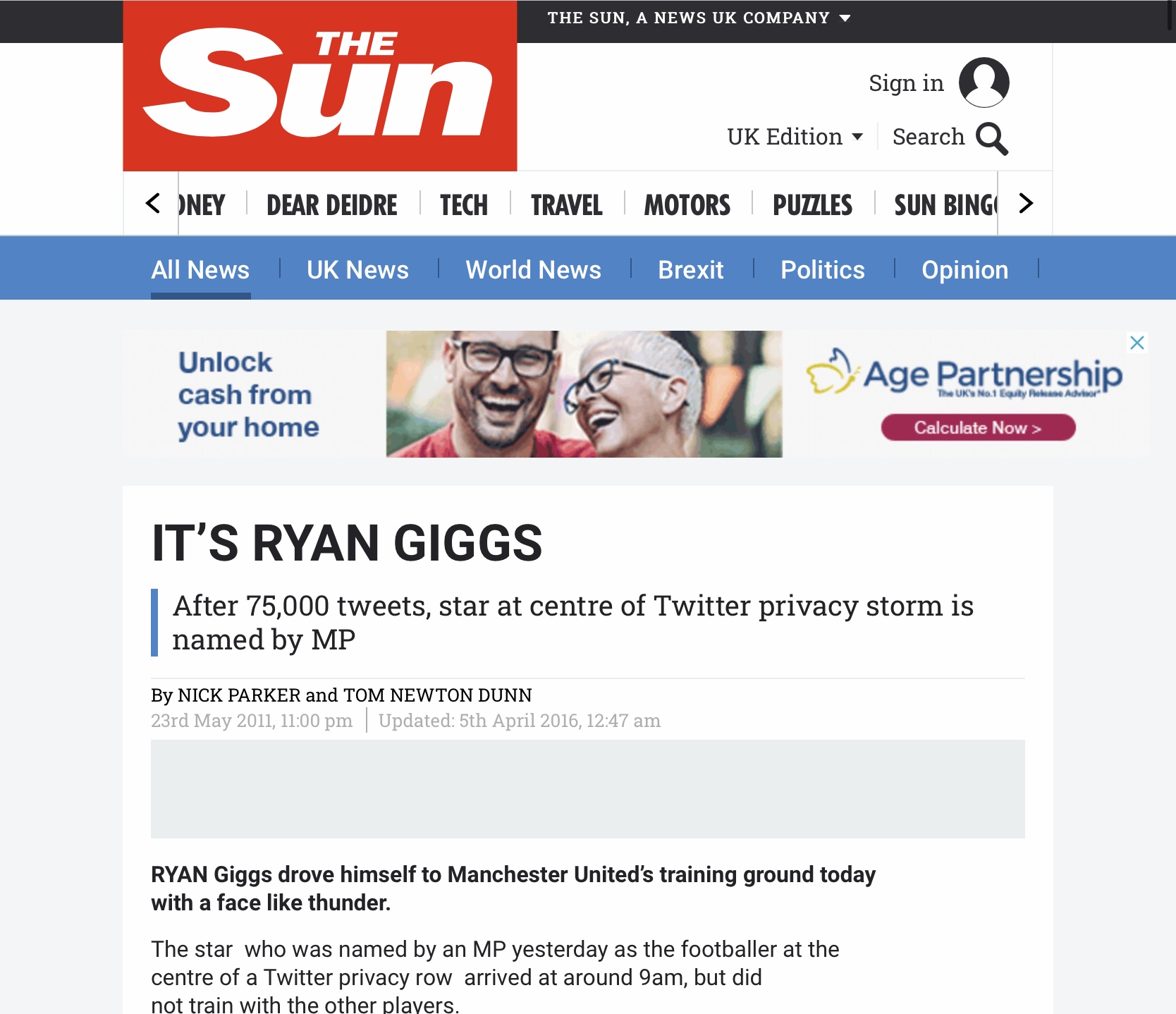 Giggs privilege the sun.jpeg
