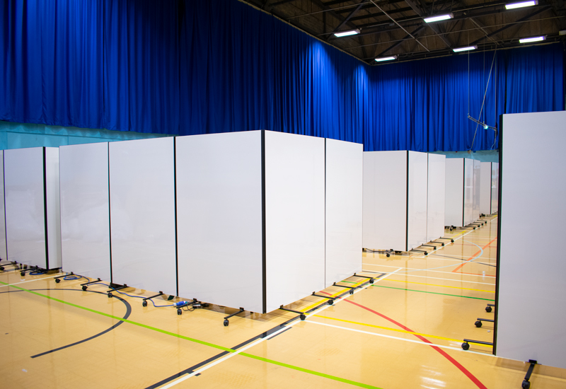 Beau Sejour Vaccine Centre Booths