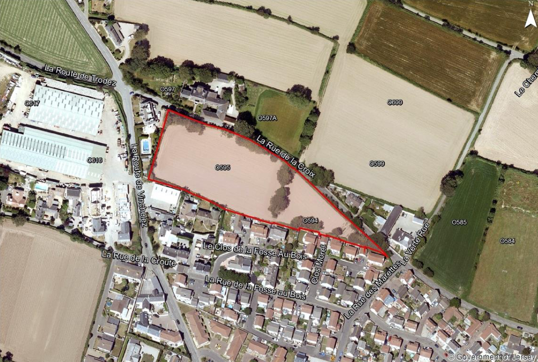 Fields: O594 and O595, Le Clos de la Fosse au Bois, St Ouen.png