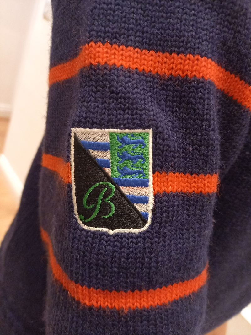 Guernsey jumper shield