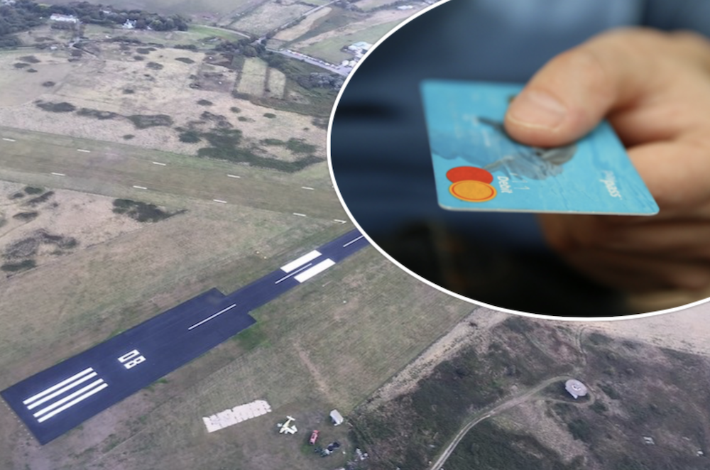 Alderney Airport runway money