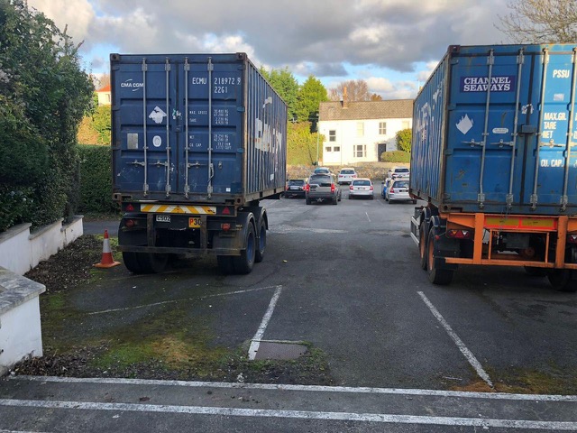 Channel Seaways containers for shoeboxes