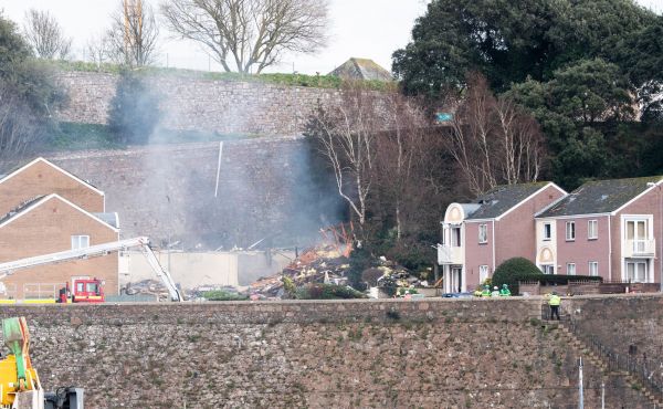 Pier Road - explosion - CREDIT: Jon Guegan