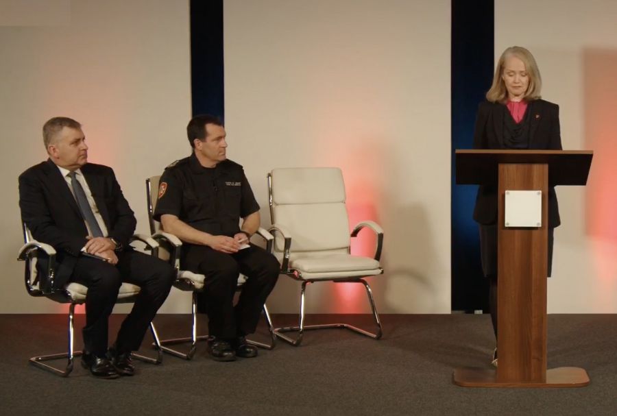 Grands Vaux press conference