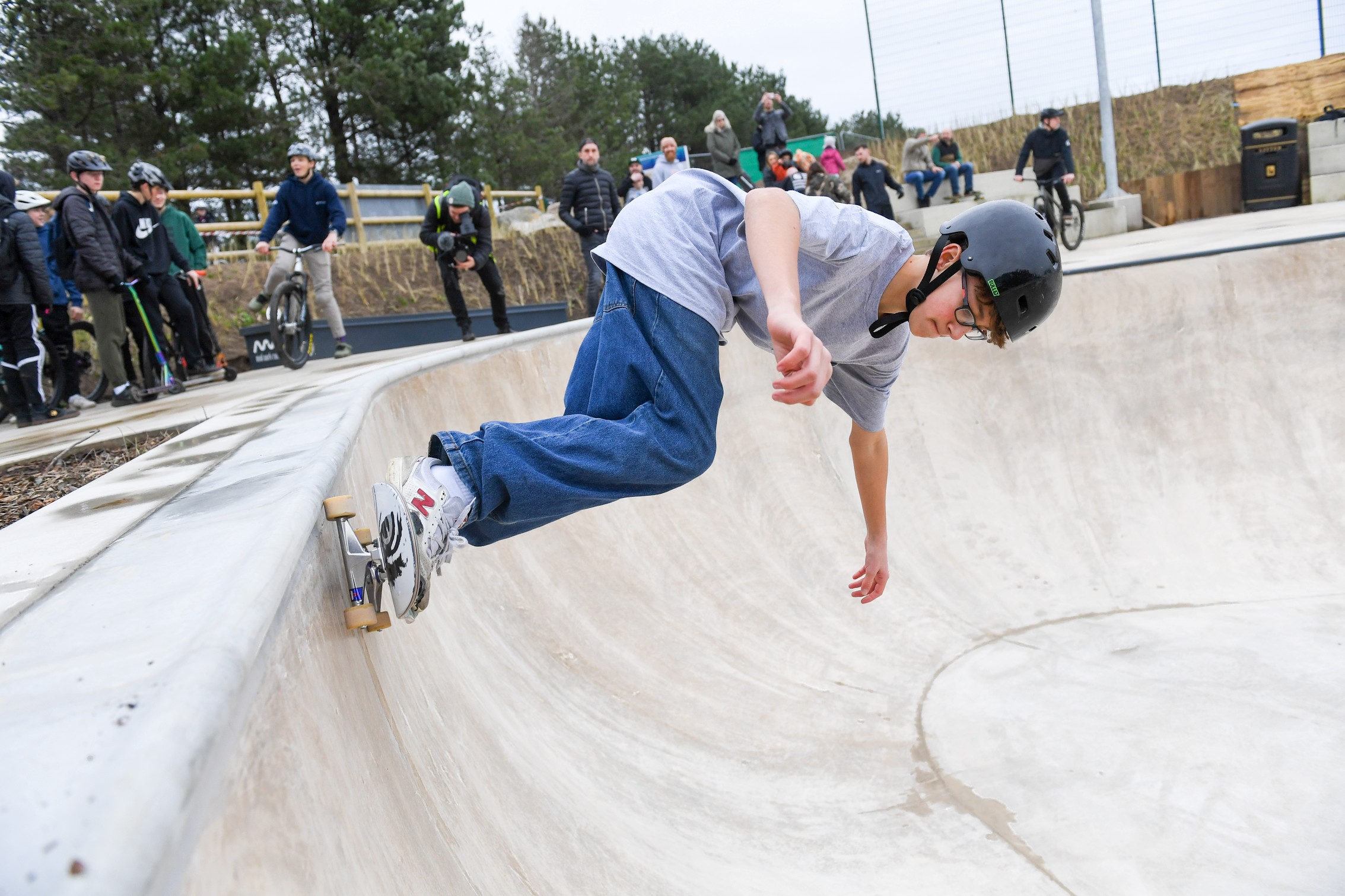 Fred Mayer. Les Quennevais Skatepark Opening Picture: DAVID FERGUSON