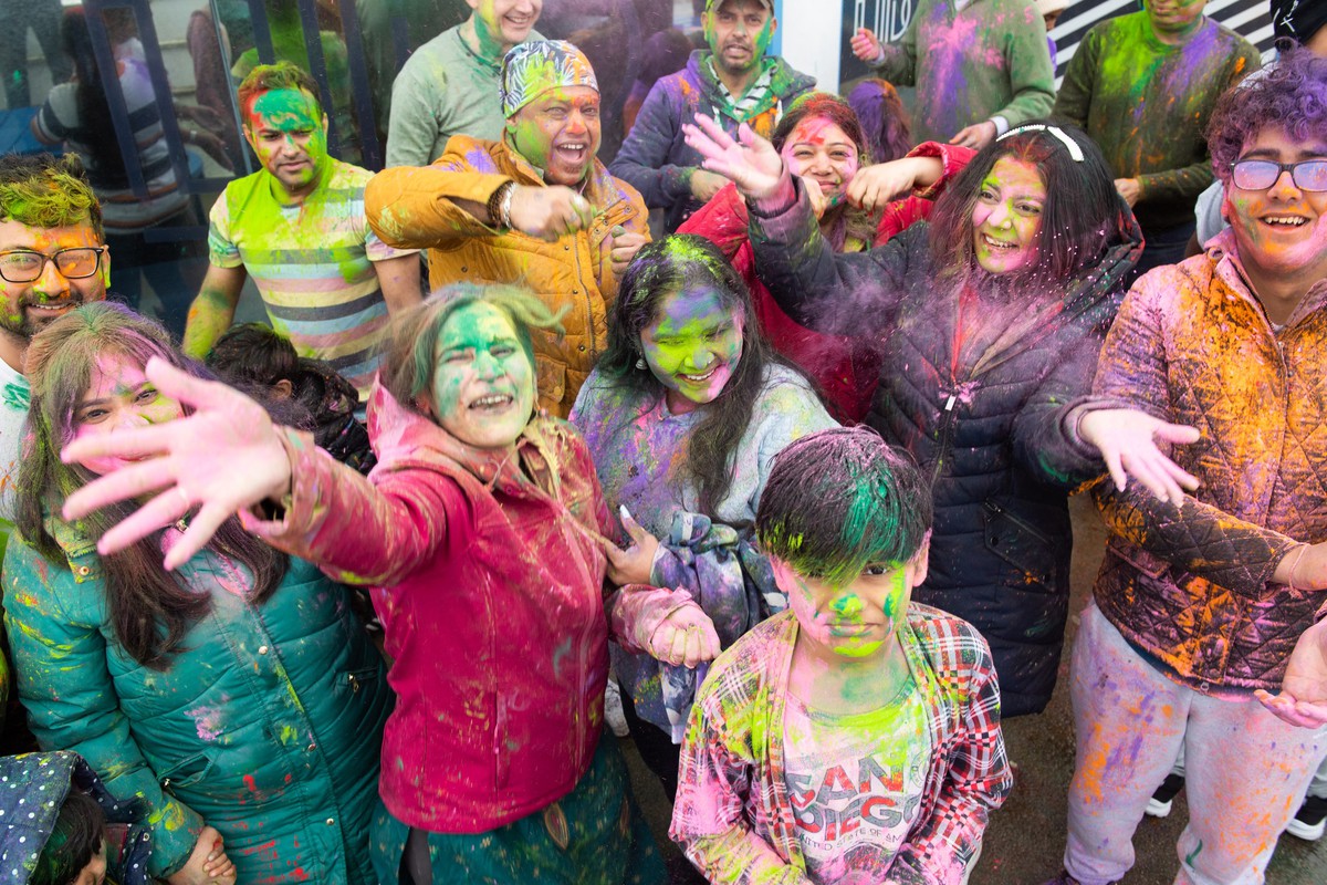 Standalone Hindu Festival of Holi at Havre des Pas Lido Picture: JON GUEGAN