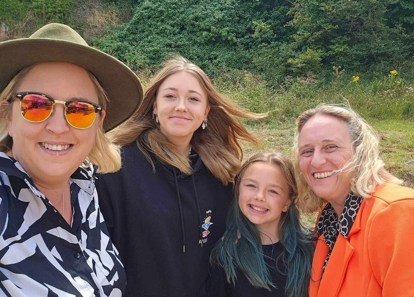 Megan Langlois et family