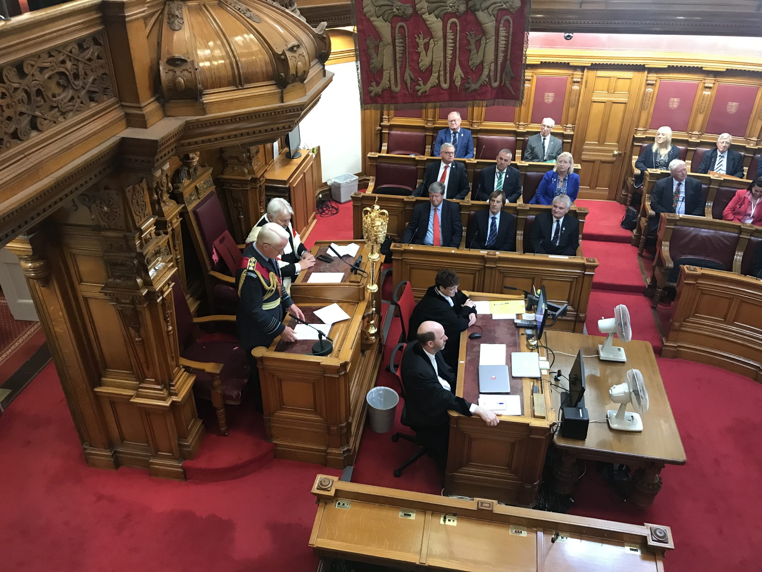 Lieutenant Governor Sir Stephen Dalton States Assembly.jpeg