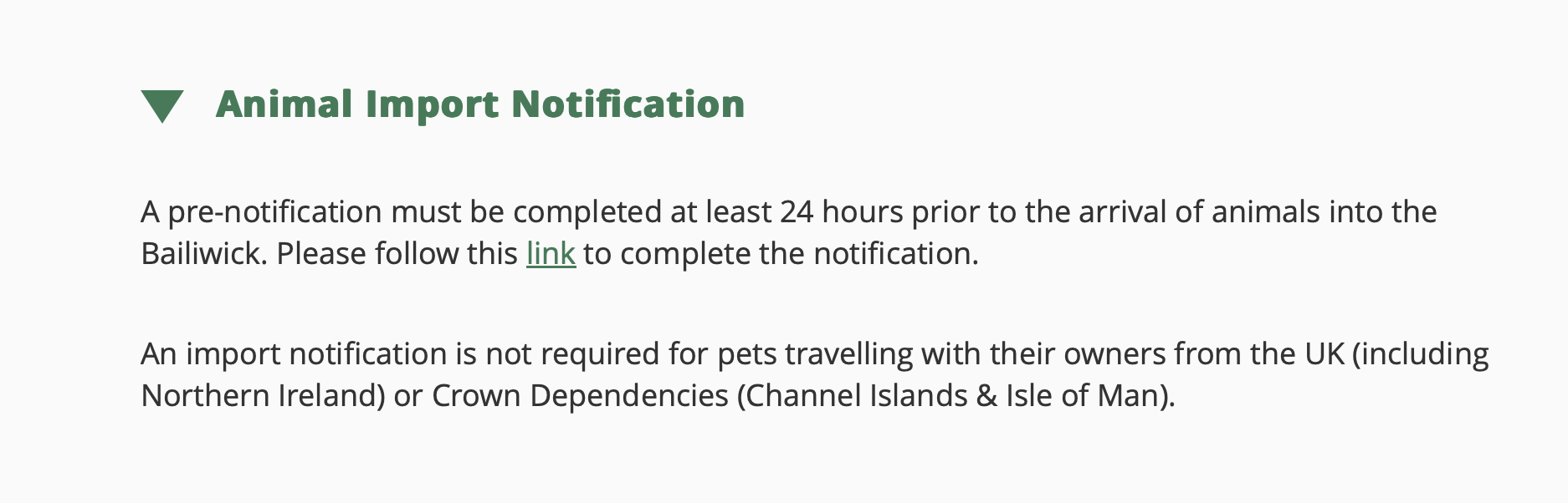 animal import licence