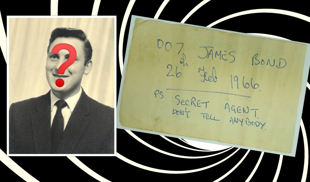 James Note James Bond unmasked? Author of historic 'secret agent' note revealed ...