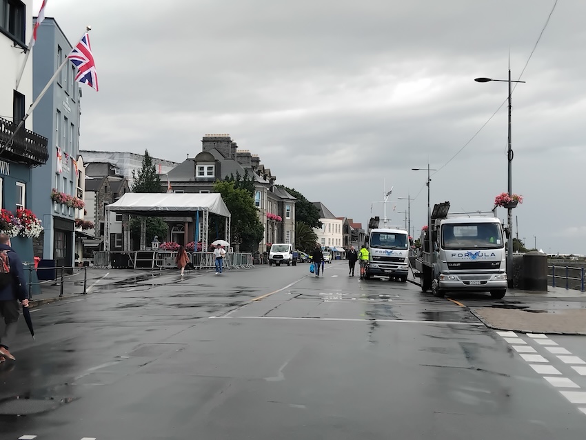 town royal visit preparations