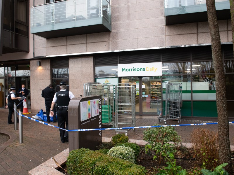 Stabbing at Morrisons, Castle Quay. Picture: JON GUEGAN