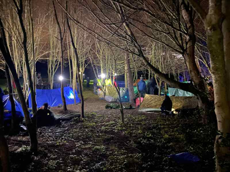 The Bailiwick's scouts and guides camped out to raise money for Caritas.