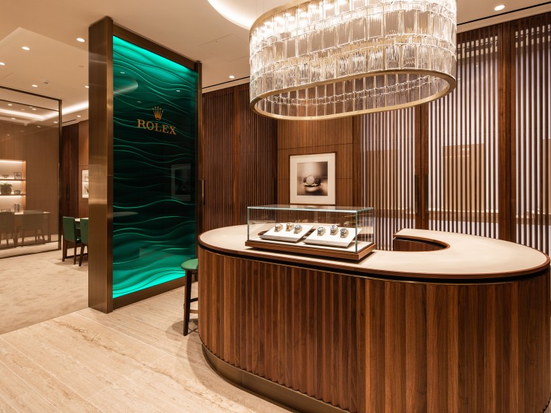 Jewellery business Hettich's Rolex counter