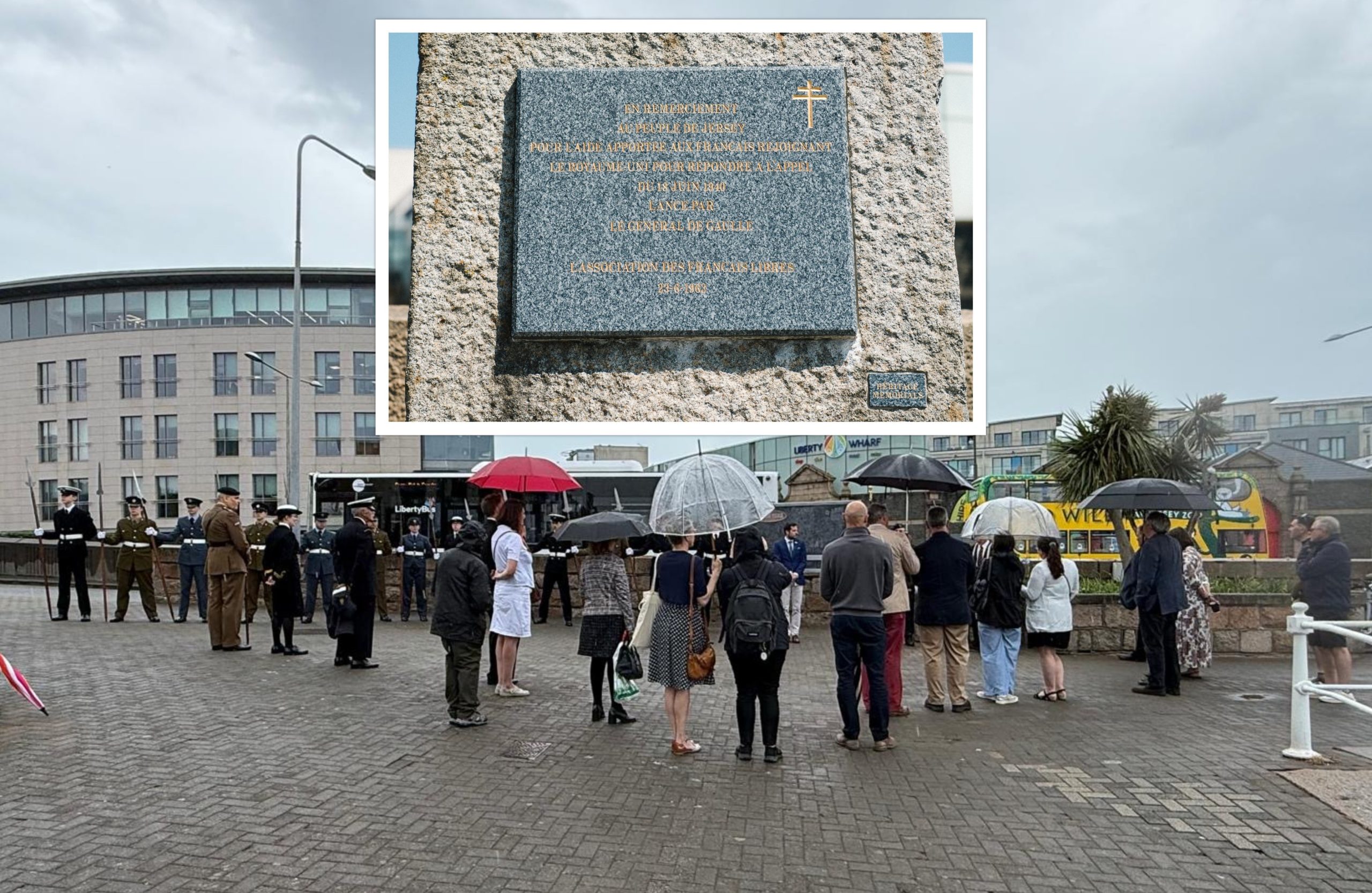 Commemoration marks Charles de Gaulle's 18 June 1940 speech that 