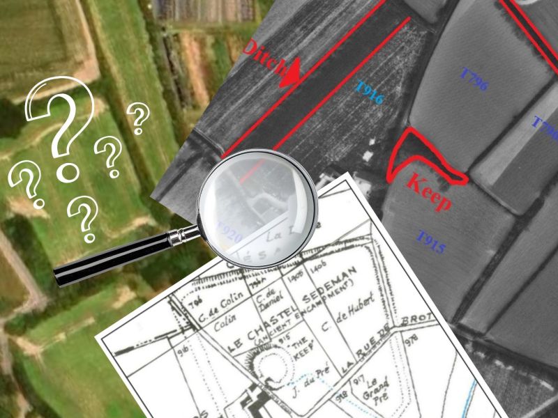 What is the archeological significance of the fields behind Jersey Zoo?