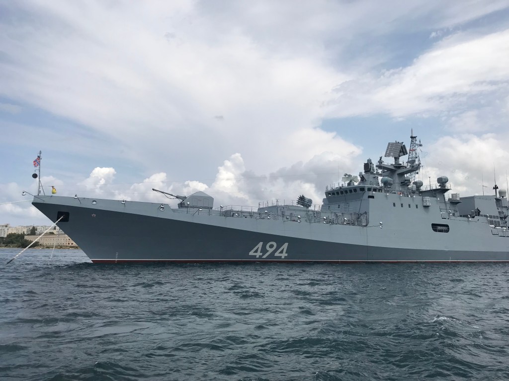 States looks to reassure sailors over Russian warships