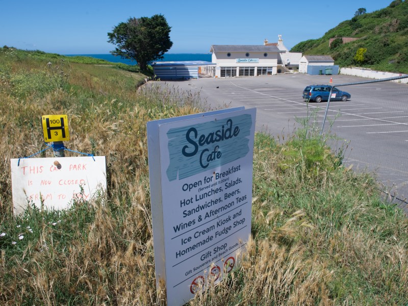 Seaside Café site, Greve de Lecq.