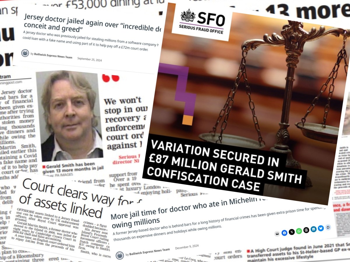 “We are not deterred by criminals who attempt to frustrate justice” – battle to recover assets from Jersey fraudster continues