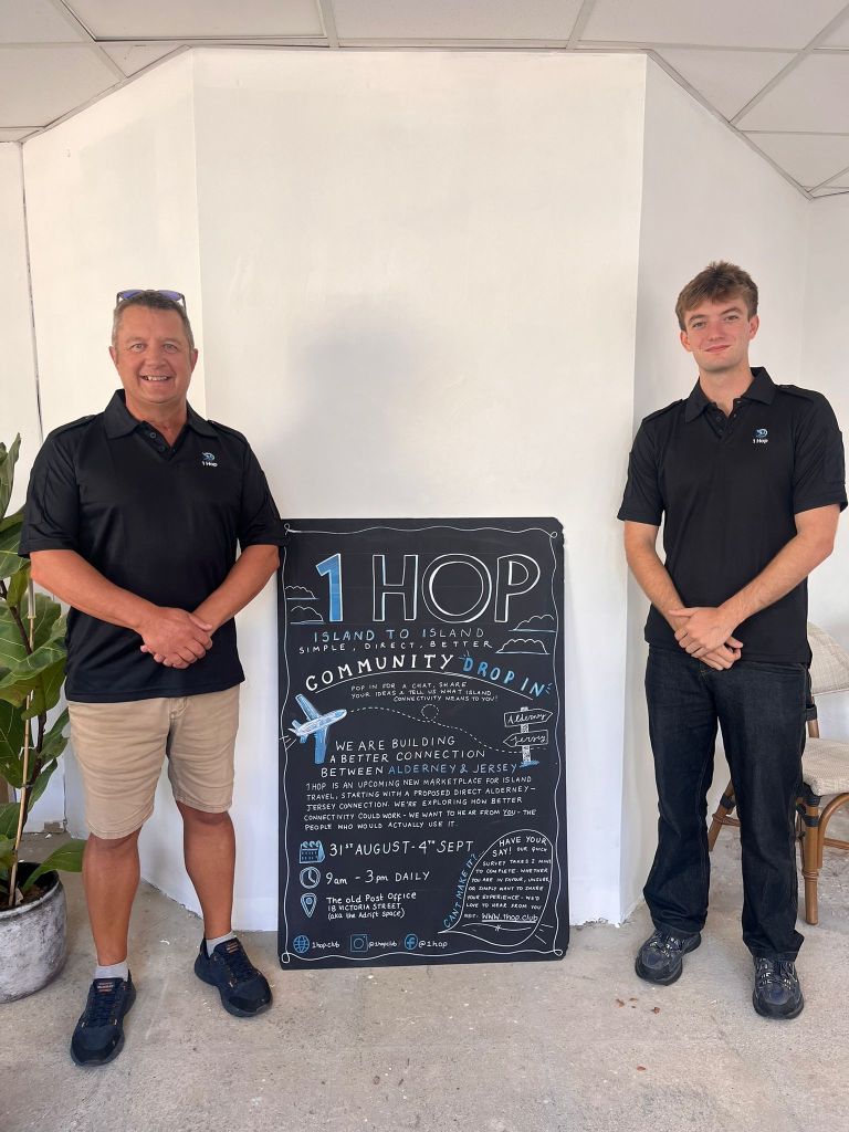 Hop to it: Alderney residents encouraged to have their say on connectivity