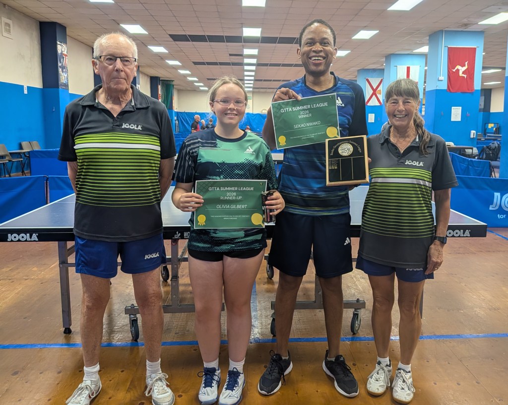 Summer League table tennis concludes