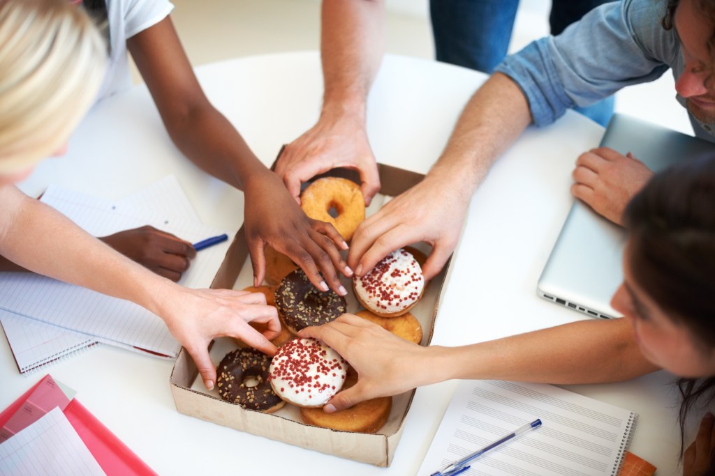 A hole lot of data: tech community connects over doughnuts