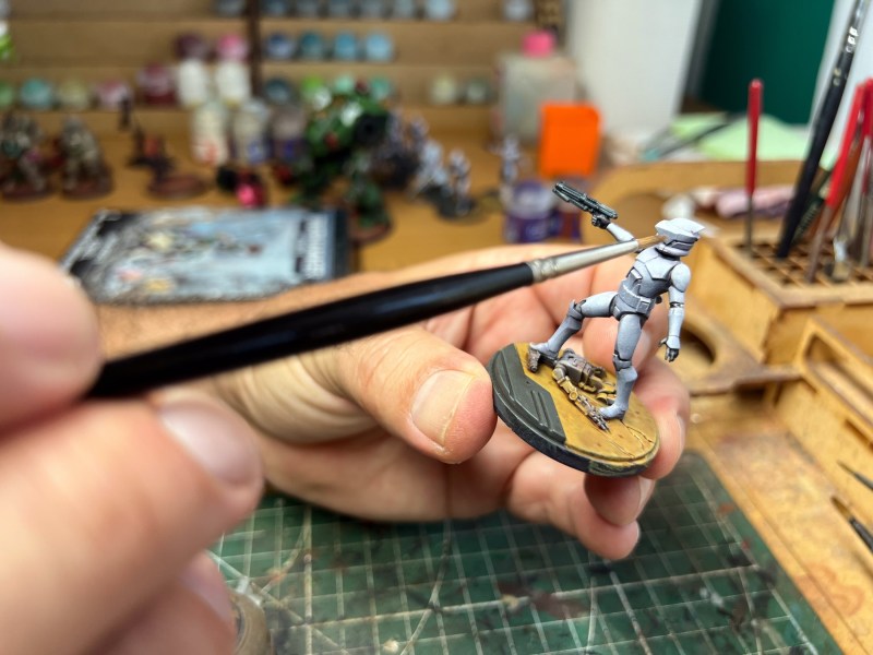 Figure painting, or miniature painting, is the hobby of painting miniature models figures, such as role-playing games, war games, or military modeling.
